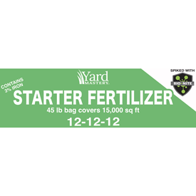 Yard Mastery 12-12-12 Starter Fertilizer Logo